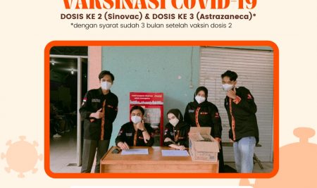 Mahasiswa BEM Stikes Husada Borneo Sukseskan Vaksinasi Covid-19 Bersama RS Umum Nirwana