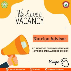 Lowongan Nutrion Advisor – PT. Indofood CBP SUKSES MAKMUR