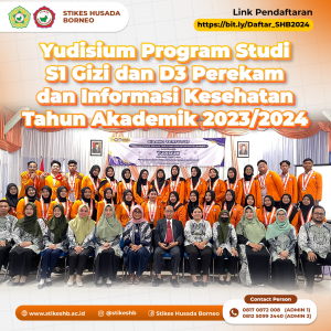 Pelaksanaan Yudisium Program S1 Gizi dan D3 Perekam Informasi Kesehatan STIKes Husada Borneo Tahun Akademik 2023/2024