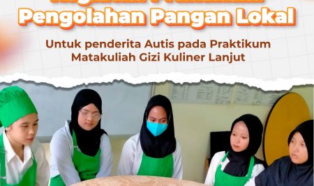Praktikum Pengolahan Pangan Lokal untuk Anak Autis di STIKes Husada Borneo
