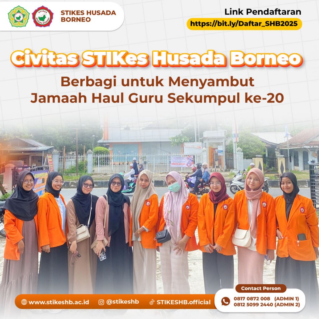 STIKes Husada Borneo Bagikan Makanan untuk Menyambut Jamaah Haul Guru Sekumpul ke-20