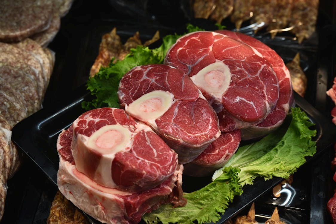 Ilustrasi marbling dalam daging