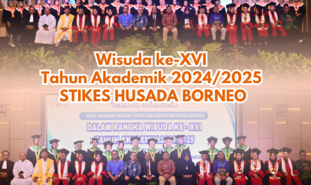 STIKes Husada Borneo Gelar Wisuda ke-XVI dan Anugerahkan Penghargaan kepada Lulusan Terbaik