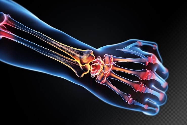 Gambaran kanker tulang chondrosarcoma.