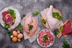 Ilustrasi protein hewani.