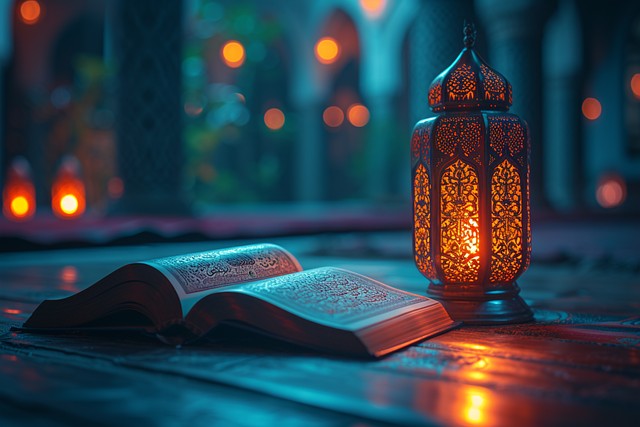 Ilustrasi momen puasa Ramadan.