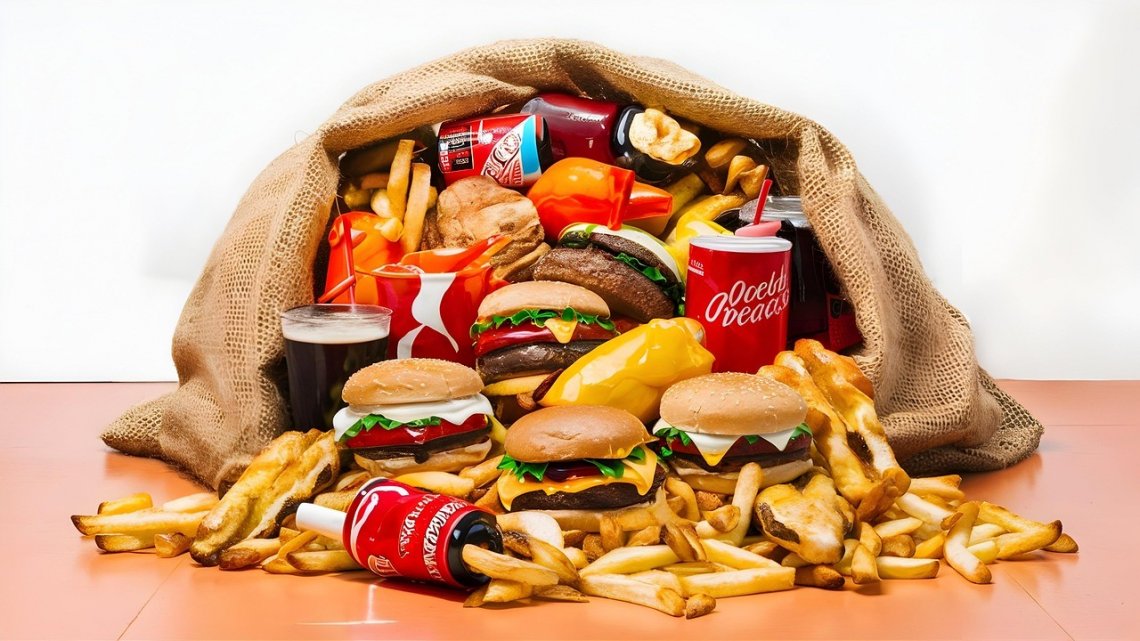Ilustrasi makanan berlemak yang bermasalah untuk kolesterol normal wanita.