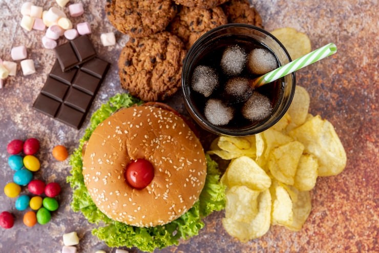 Ilustrasi Ultra Processed Food.