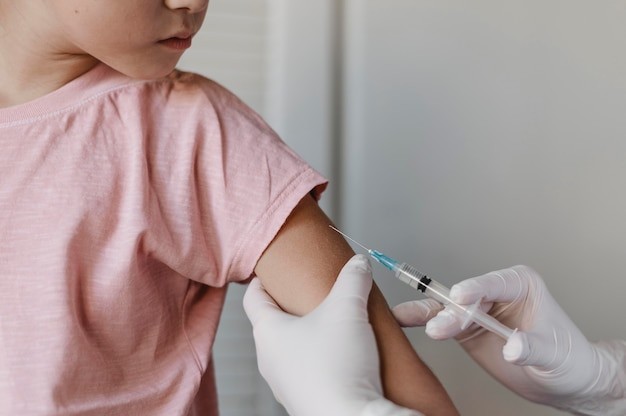 Ilustrasi vaksin polio.
