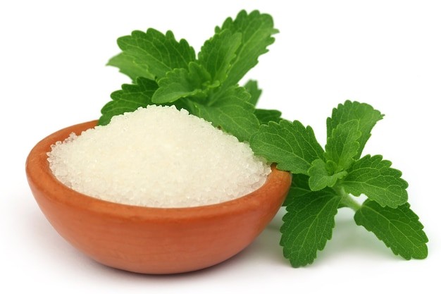 Ilustrasi gula stevia.
